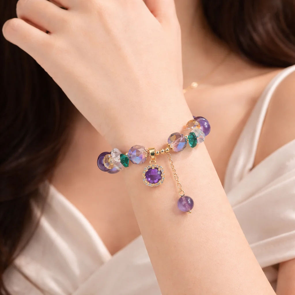 Bracciale Aurora - In Pura Ametista Naturale