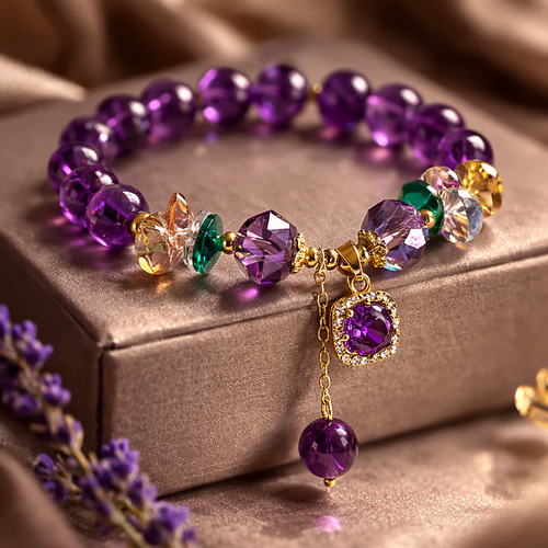Bracciale Aurora - In Pura Ametista Naturale