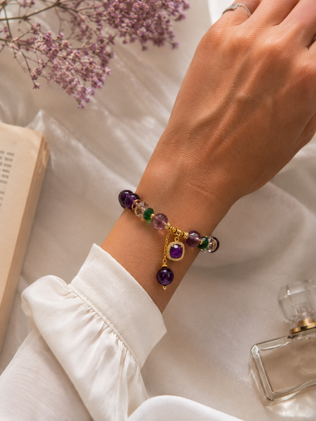 Bracciale Aurora - In Pura Ametista Naturale