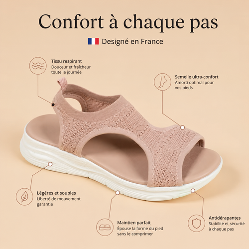 Sandales Premium Chloe™ - Élégance e Confort